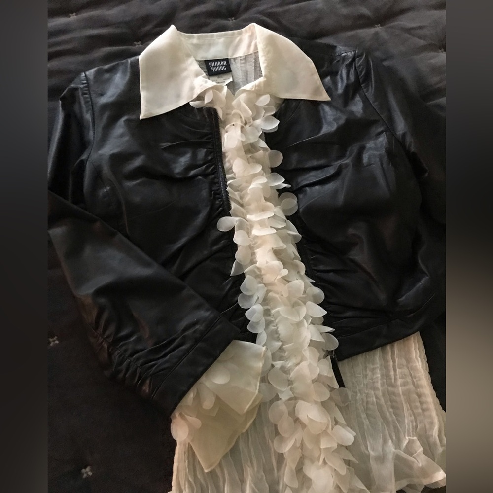 Sharon Young M Ruffle Blouse